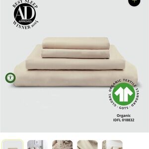 Organic Cream Bedding Set